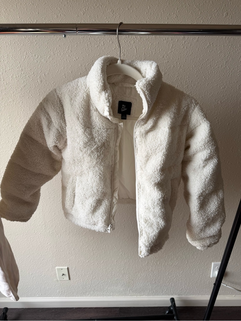 art class Off-White Sherpa Lined Jacket